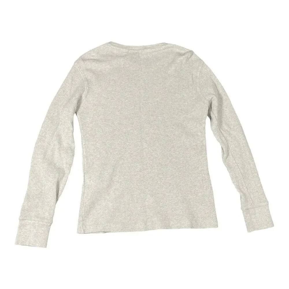 Polo Ralph Lauren Men’s Beige Long Sleeve Crew Neck Thermal Medium